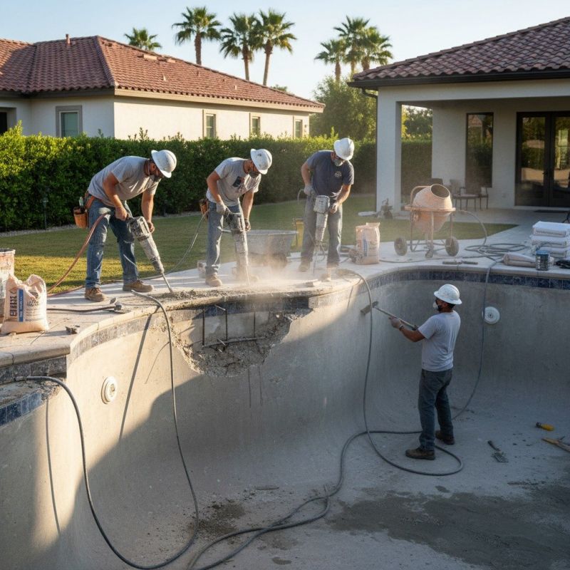 Gunite Pool Repair