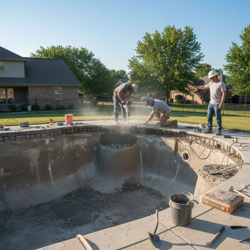 Gunite Pool Repair