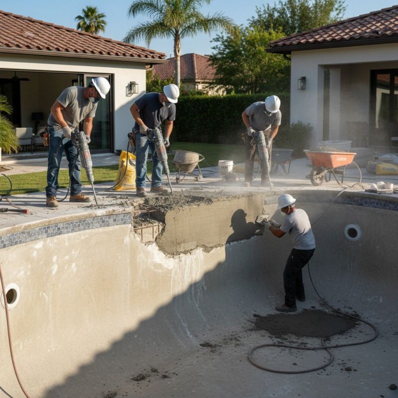 Gunite Pool Repair