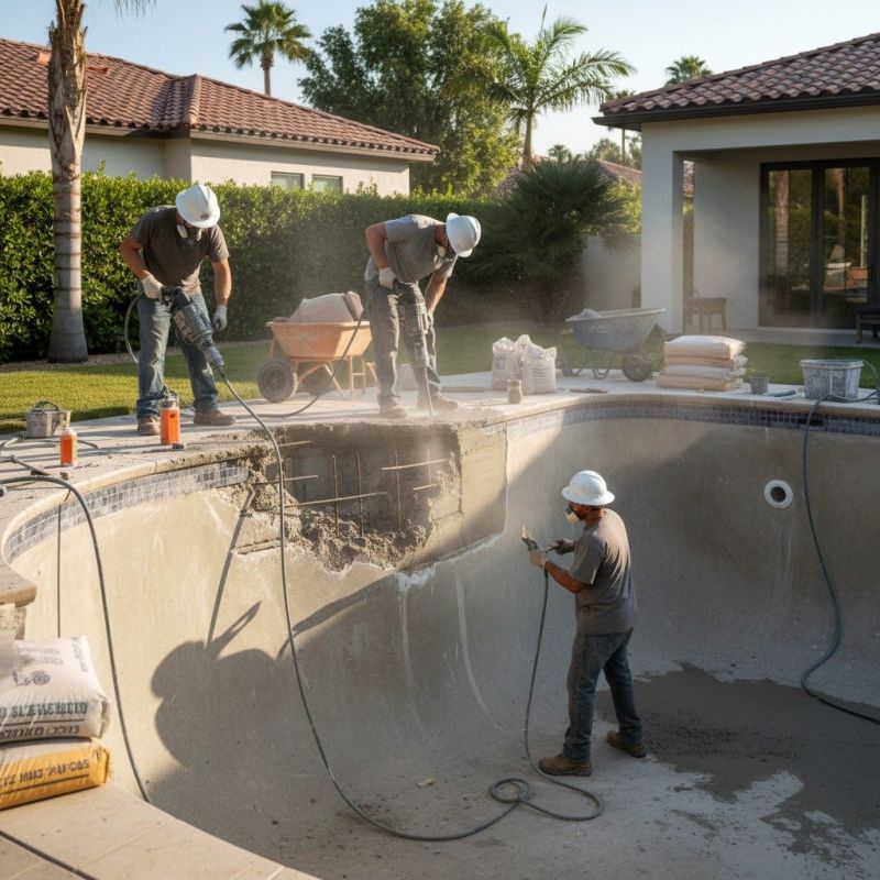 Gunite Pool Repair