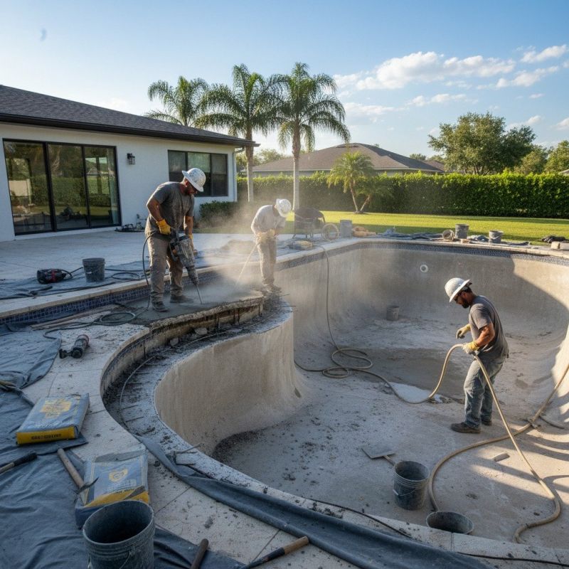 Gunite Pool Repair