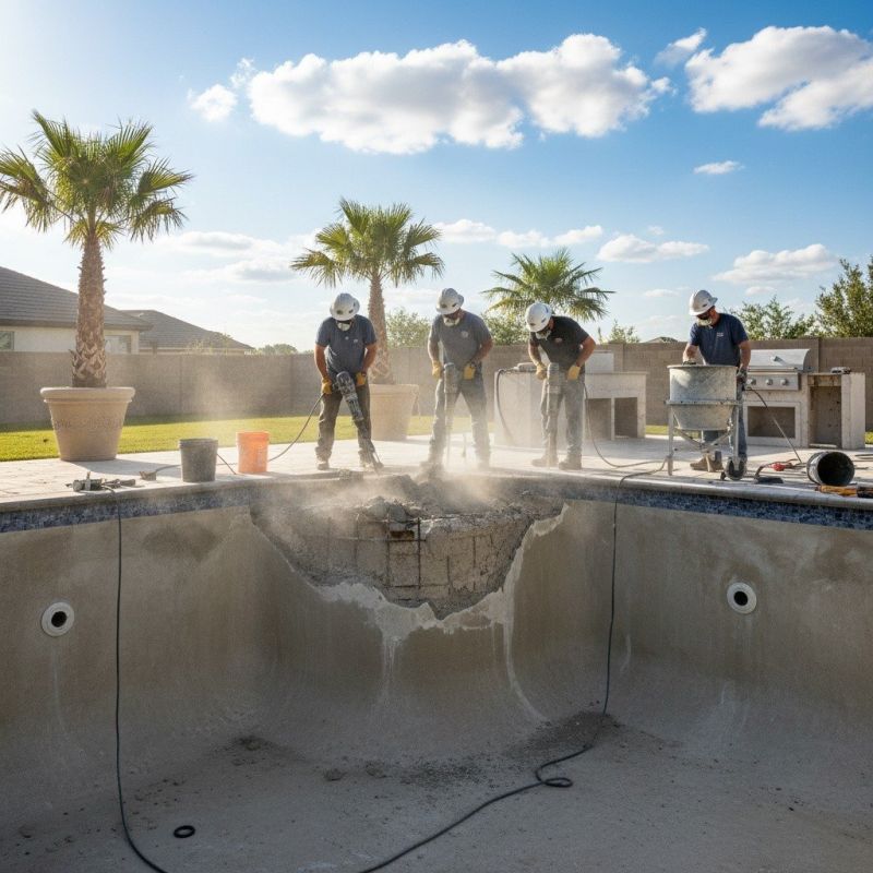 Gunite Pool Repair