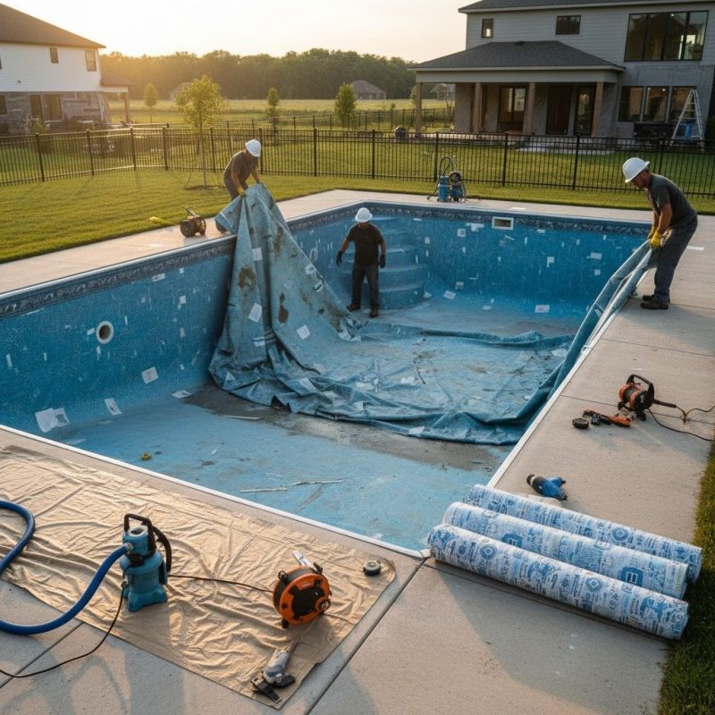 Inground Pool Liner Service