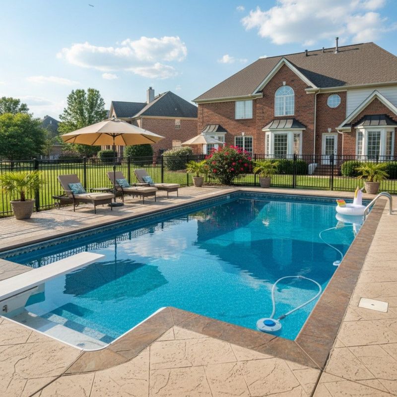 Luxury Inground Pool Service