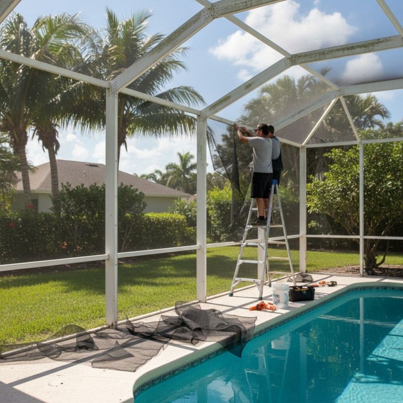 Pool Enclosure Installation