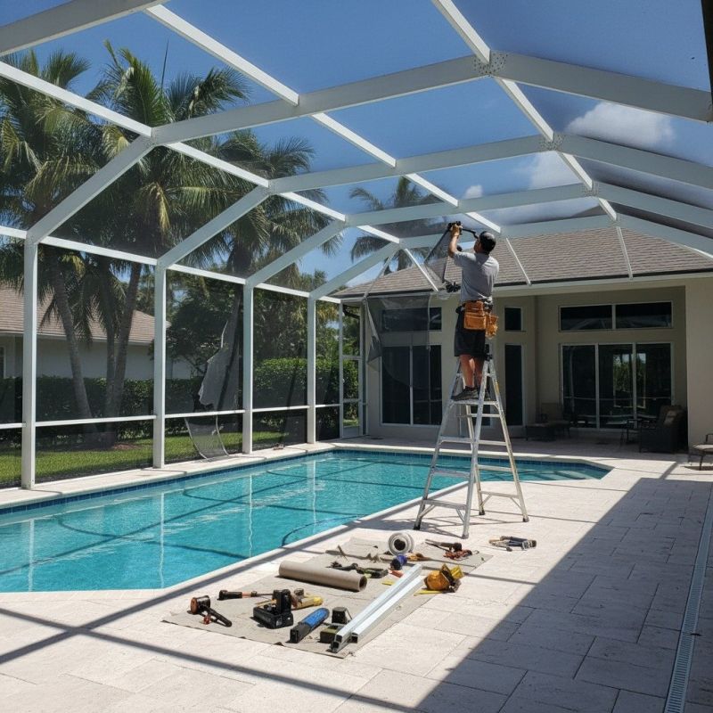 Pool Enclosure Repair